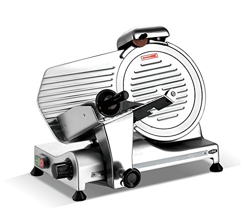 Waring WCS300SV Manual Meat & Cheese Commercial Slicer w/ 12 Blade, Belt Driven, Aluminum, 1 HP, Metallic, 120 V