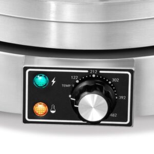 CD-14 Crepe Maker Adjustable Thermostatic Controls and LED Indicator Lights