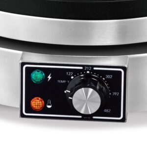 CD-14T Crepe Maker Precise Thermostatic Controls and LED Indicator Lights