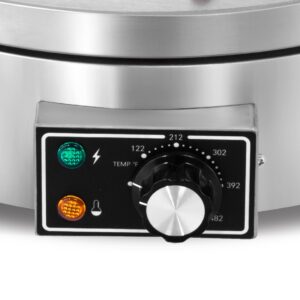 CD-16 Crepe Maker Precise Thermostatic Controls and Smart Indicator Lights